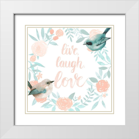 Spring Awakening II White Modern Wood Framed Art Print with Double Matting by Popp, Grace