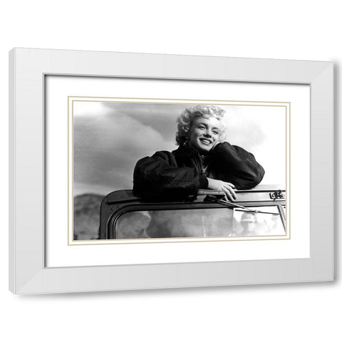 My Favorite White Modern Wood Framed Art Print with Double Matting by Eversen, Robert G.