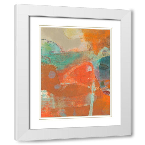 Alira I White Modern Wood Framed Art Print with Double Matting by Jachimiec, Sue