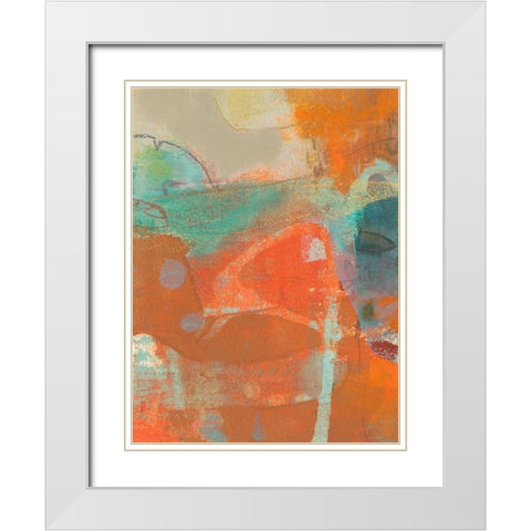 Alira I White Modern Wood Framed Art Print with Double Matting by Jachimiec, Sue