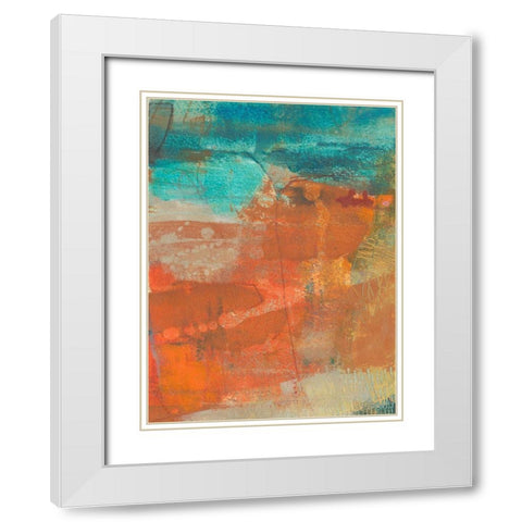 Alira IV White Modern Wood Framed Art Print with Double Matting by Jachimiec, Sue