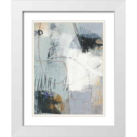 Joule I White Modern Wood Framed Art Print with Double Matting by Jachimiec, Sue