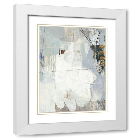 Joule III White Modern Wood Framed Art Print with Double Matting by Jachimiec, Sue