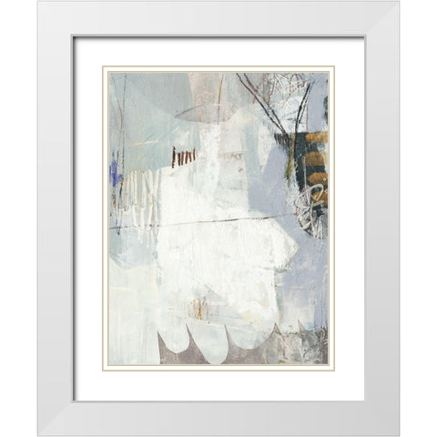 Joule III White Modern Wood Framed Art Print with Double Matting by Jachimiec, Sue