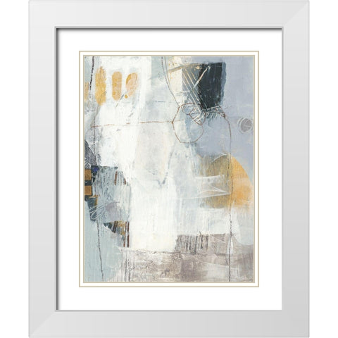 Joule IV White Modern Wood Framed Art Print with Double Matting by Jachimiec, Sue