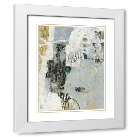 Joule V White Modern Wood Framed Art Print with Double Matting by Jachimiec, Sue