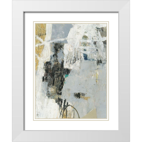 Joule V White Modern Wood Framed Art Print with Double Matting by Jachimiec, Sue