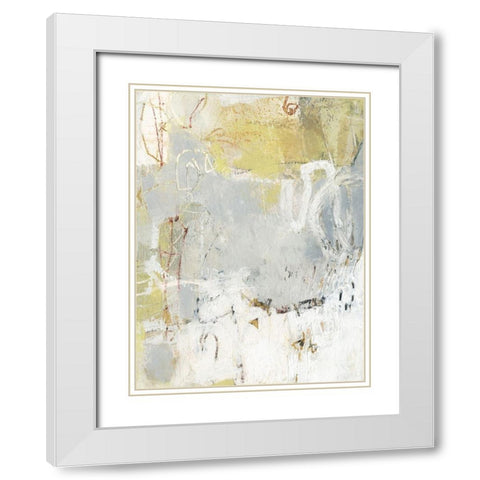 Joule VI White Modern Wood Framed Art Print with Double Matting by Jachimiec, Sue