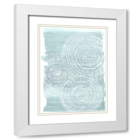 Papercuts I White Modern Wood Framed Art Print with Double Matting by Popp, Grace