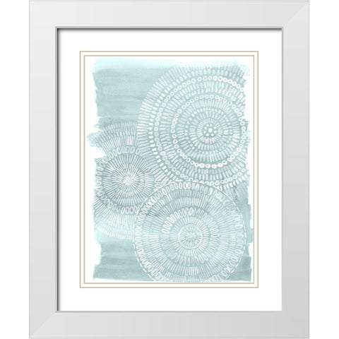 Papercuts I White Modern Wood Framed Art Print with Double Matting by Popp, Grace