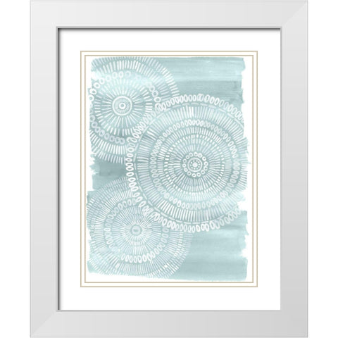 Papercuts II White Modern Wood Framed Art Print with Double Matting by Popp, Grace