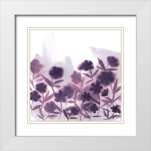 Ultra Violets II White Modern Wood Framed Art Print with Double Matting by Popp, Grace