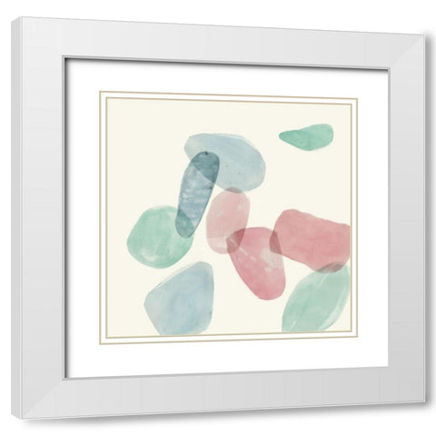 The Lightest Dreams I White Modern Wood Framed Art Print with Double Matting by Wang, Melissa