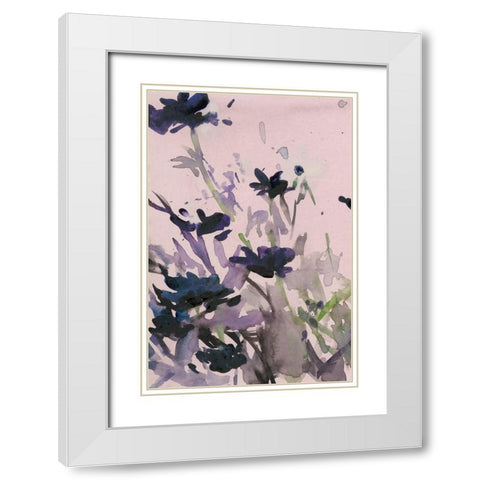 Garden Moment III White Modern Wood Framed Art Print with Double Matting by Dixon, Samuel