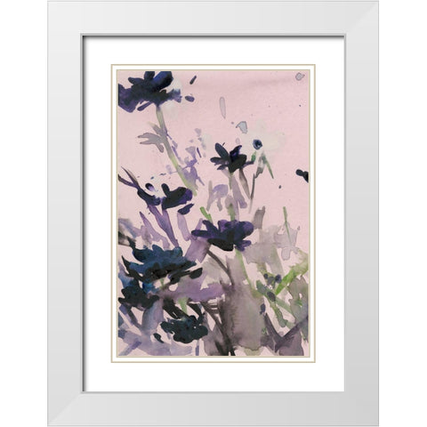 Garden Moment III White Modern Wood Framed Art Print with Double Matting by Dixon, Samuel