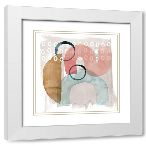 Hygge Formation I White Modern Wood Framed Art Print with Double Matting by Popp, Grace
