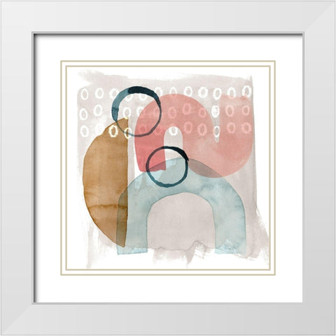 Hygge Formation I White Modern Wood Framed Art Print with Double Matting by Popp, Grace