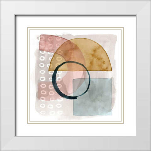 Hygge Formation II White Modern Wood Framed Art Print with Double Matting by Popp, Grace