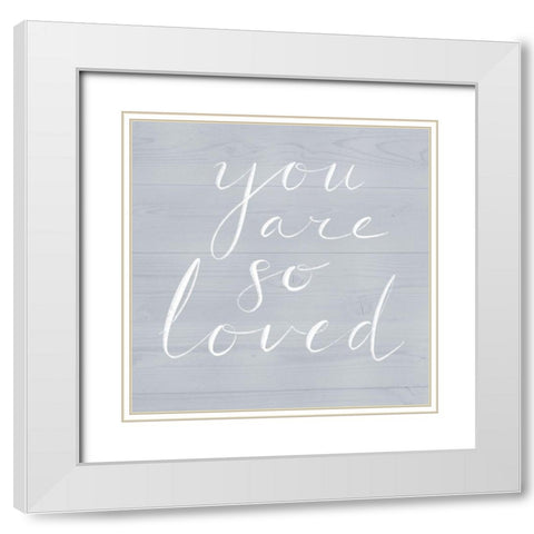 Sweet Dreams V White Modern Wood Framed Art Print with Double Matting by Borges, Victoria