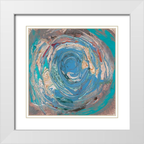 Space Oddity I White Modern Wood Framed Art Print with Double Matting by Ludwig, Alicia