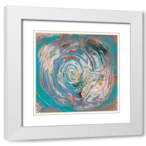 Space Oddity II White Modern Wood Framed Art Print with Double Matting by Ludwig, Alicia