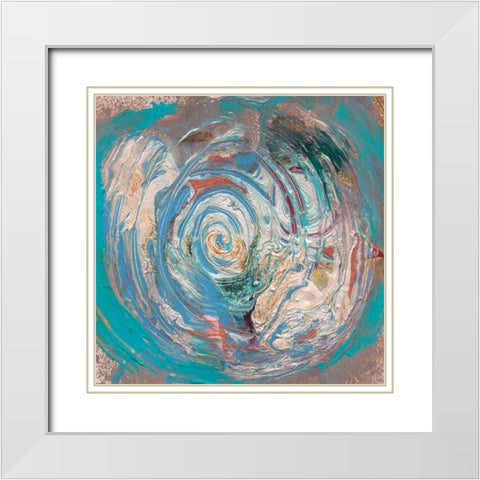 Space Oddity II White Modern Wood Framed Art Print with Double Matting by Ludwig, Alicia