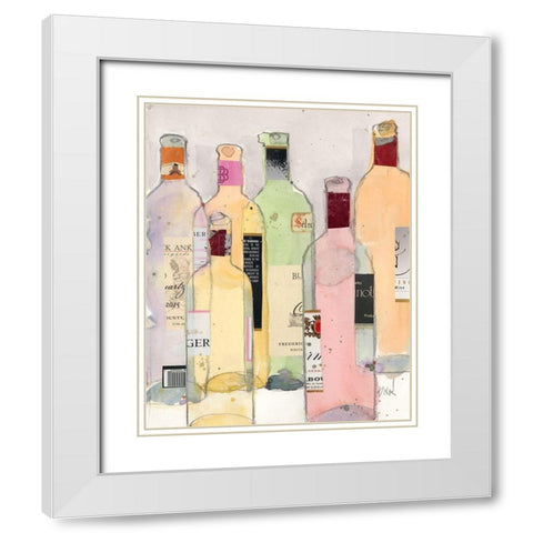 Moscato and the Others I White Modern Wood Framed Art Print with Double Matting by Dixon, Samuel