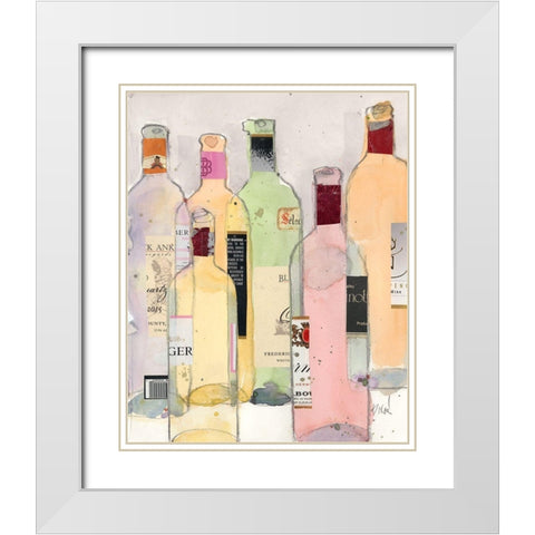 Moscato and the Others I White Modern Wood Framed Art Print with Double Matting by Dixon, Samuel