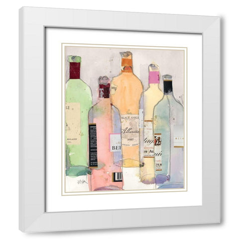Moscato and the Others II White Modern Wood Framed Art Print with Double Matting by Dixon, Samuel
