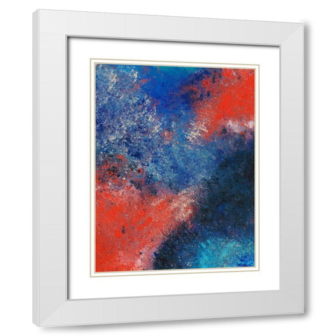 Harmonious Balance I White Modern Wood Framed Art Print with Double Matting by Moore, Regina