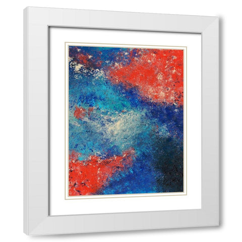 Harmonious Balance II White Modern Wood Framed Art Print with Double Matting by Moore, Regina