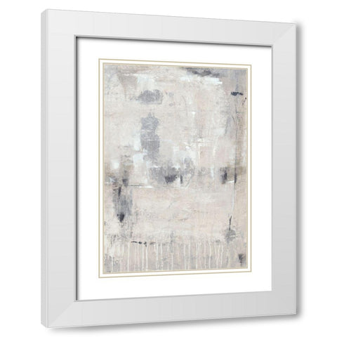 Grey State II White Modern Wood Framed Art Print with Double Matting by OToole, Tim