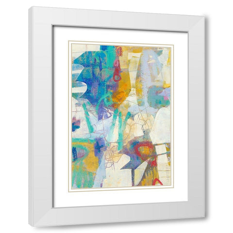 Pascal I White Modern Wood Framed Art Print with Double Matting by Jachimiec, Sue