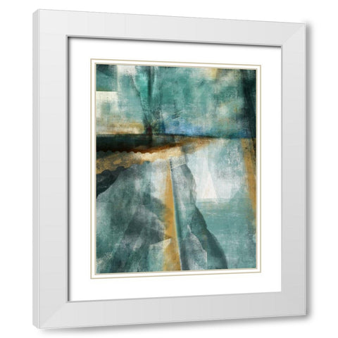 Ireland I White Modern Wood Framed Art Print with Double Matting by Deans, Karen