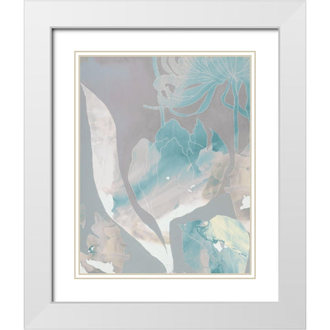 Beloved II White Modern Wood Framed Art Print with Double Matting by Jasper, Sisa