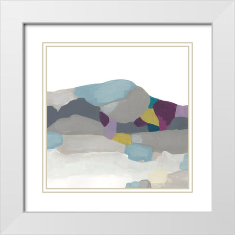 Valley Prism II White Modern Wood Framed Art Print with Double Matting by Vess, June Erica