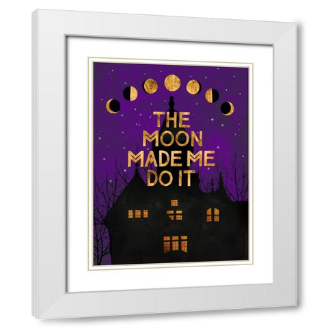 Hallows Eve I White Modern Wood Framed Art Print with Double Matting by Popp, Grace