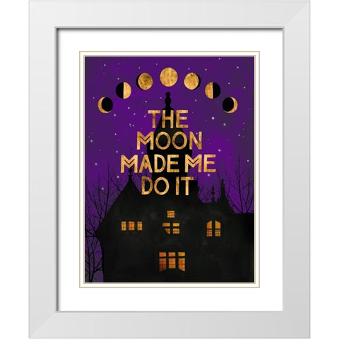 Hallows Eve I White Modern Wood Framed Art Print with Double Matting by Popp, Grace