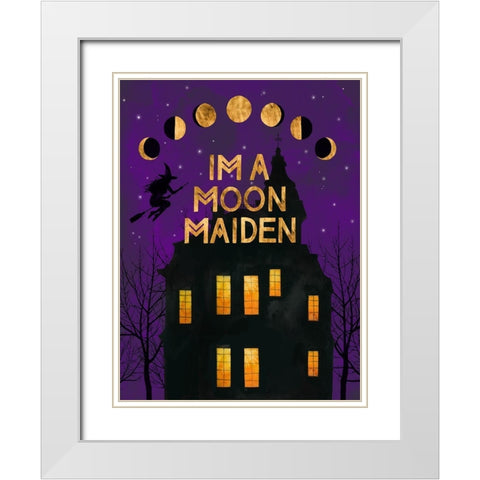 Hallows Eve II White Modern Wood Framed Art Print with Double Matting by Popp, Grace