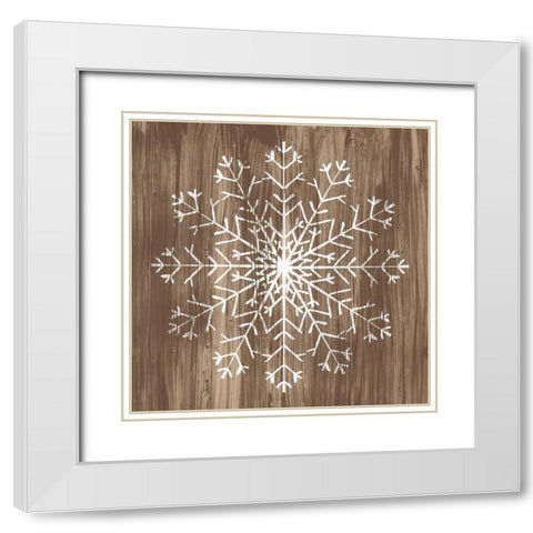 Barnwood Wonderland III White Modern Wood Framed Art Print with Double Matting by Vess, June Erica