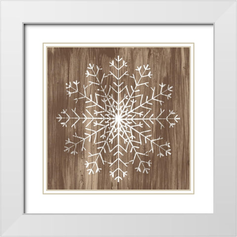 Barnwood Wonderland III White Modern Wood Framed Art Print with Double Matting by Vess, June Erica