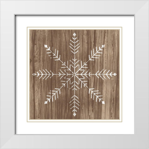 Barnwood Wonderland IV White Modern Wood Framed Art Print with Double Matting by Vess, June Erica