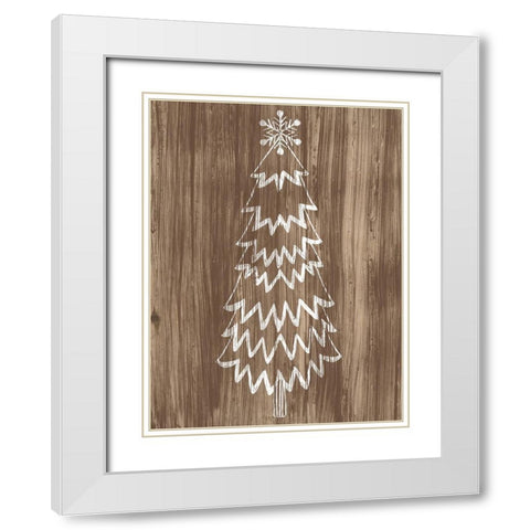 Barnwood Wonderland VIII White Modern Wood Framed Art Print with Double Matting by Vess, June Erica