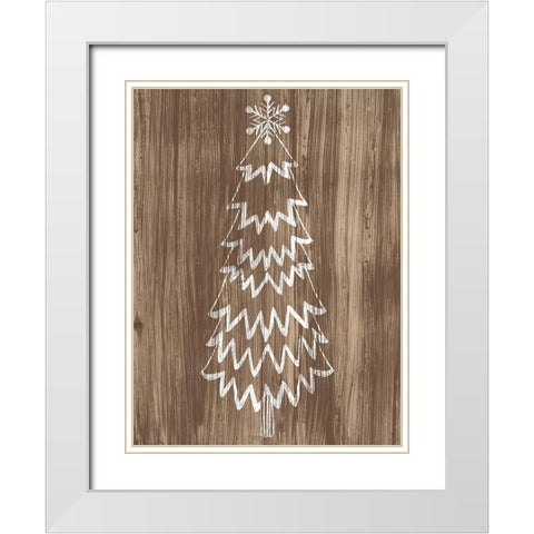 Barnwood Wonderland VIII White Modern Wood Framed Art Print with Double Matting by Vess, June Erica