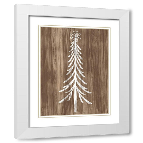 Barnwood Wonderland IX White Modern Wood Framed Art Print with Double Matting by Vess, June Erica