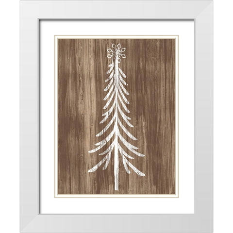 Barnwood Wonderland IX White Modern Wood Framed Art Print with Double Matting by Vess, June Erica