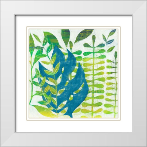 Emerald Amazon I White Modern Wood Framed Art Print with Double Matting by Popp, Grace