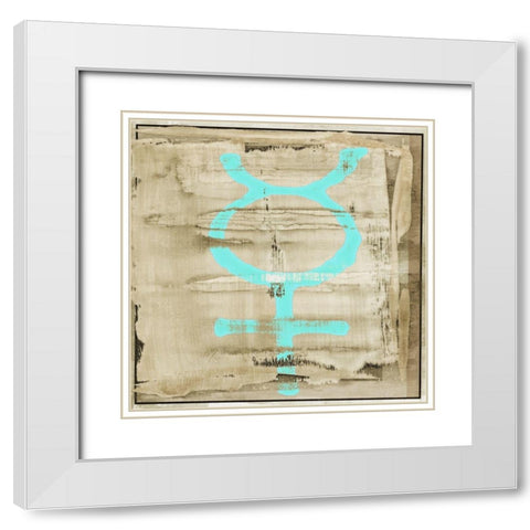 The Deities, Mercury White Modern Wood Framed Art Print with Double Matting by Aryai, Sia