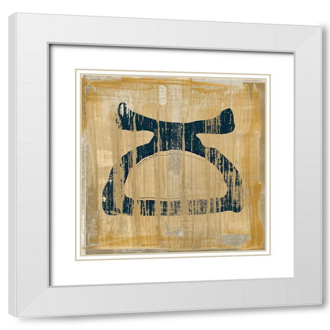 The Deities, Vulcan White Modern Wood Framed Art Print with Double Matting by Aryai, Sia