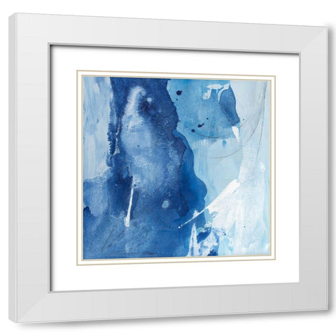 Coastal North I White Modern Wood Framed Art Print with Double Matting by Contacessi, Julia